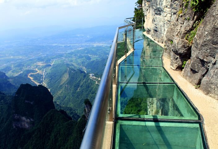 Glass Floor Observation Bridge
